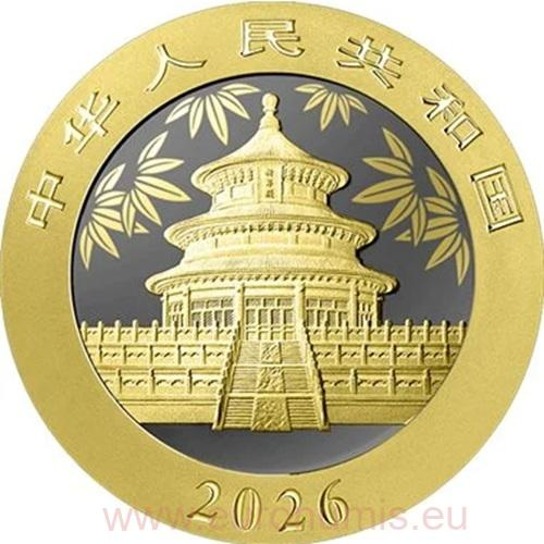 Strieborná minca Panda čína 2026 - 2