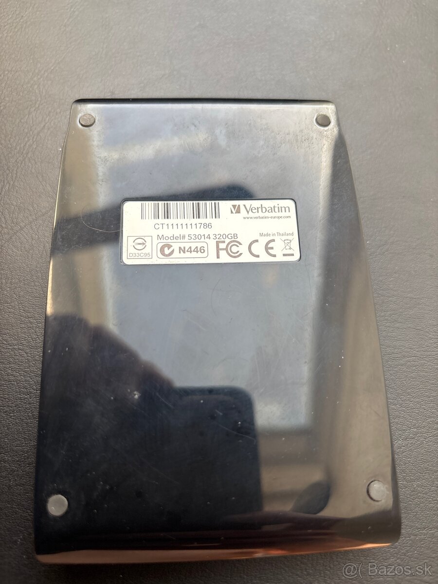 Externí pevný disk, Verbatim, 2,5", 320GB, Store,n,Go - 2