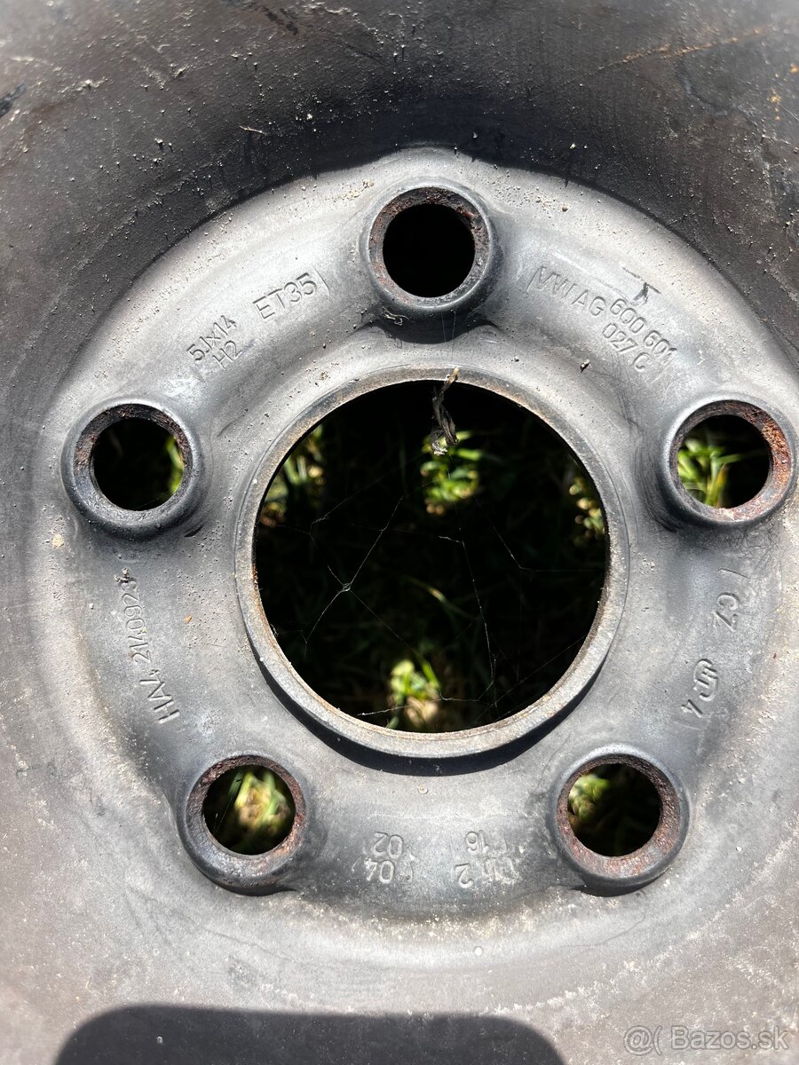 Plechové disky 5x100 r14 - 2