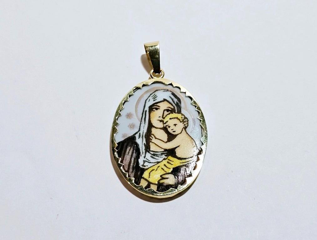 14k zlatý medailon ✨✨✨ - 2