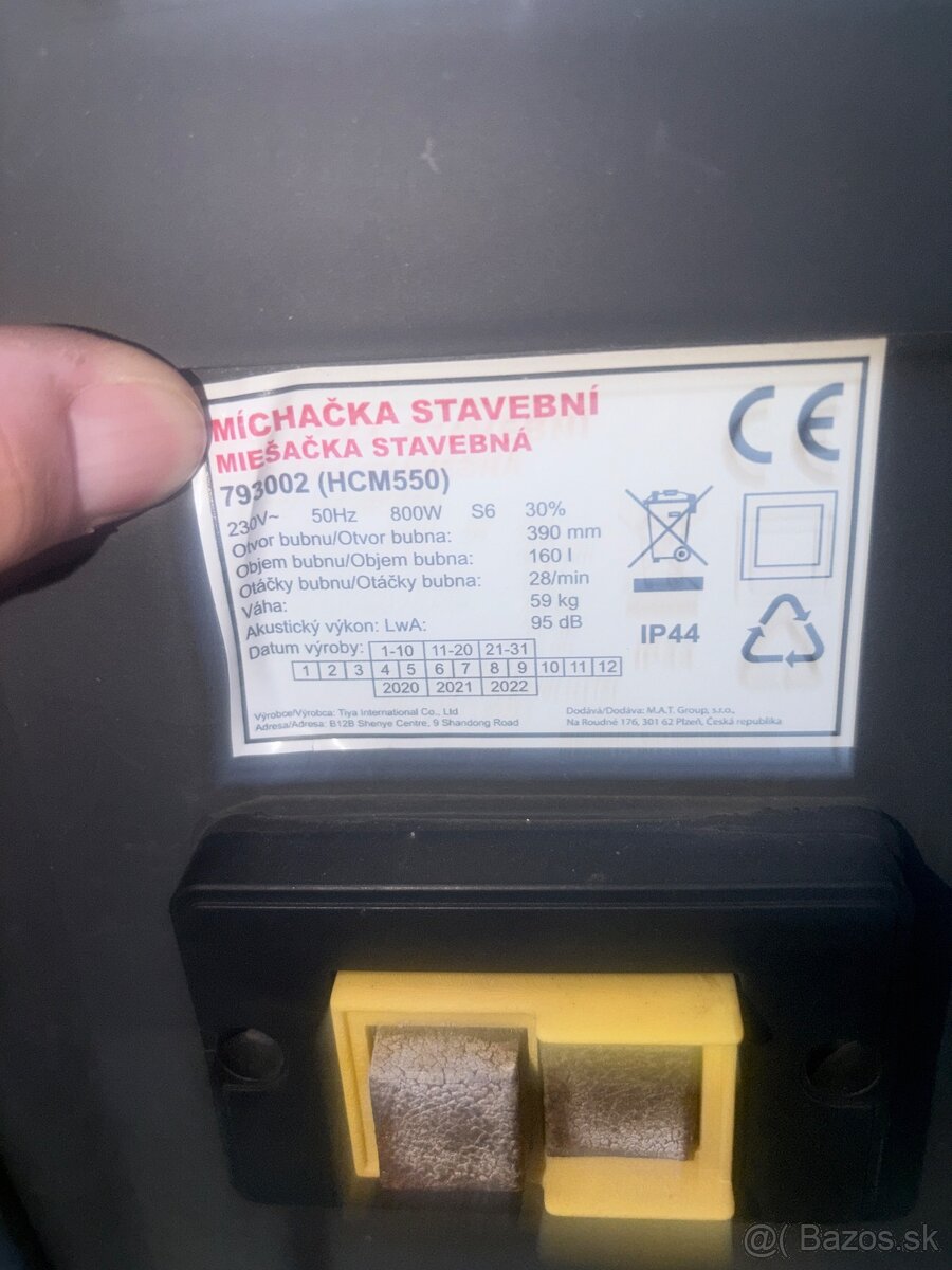 MIEŠAČKA BETÓNU PROCRAFT HCM550 - 2