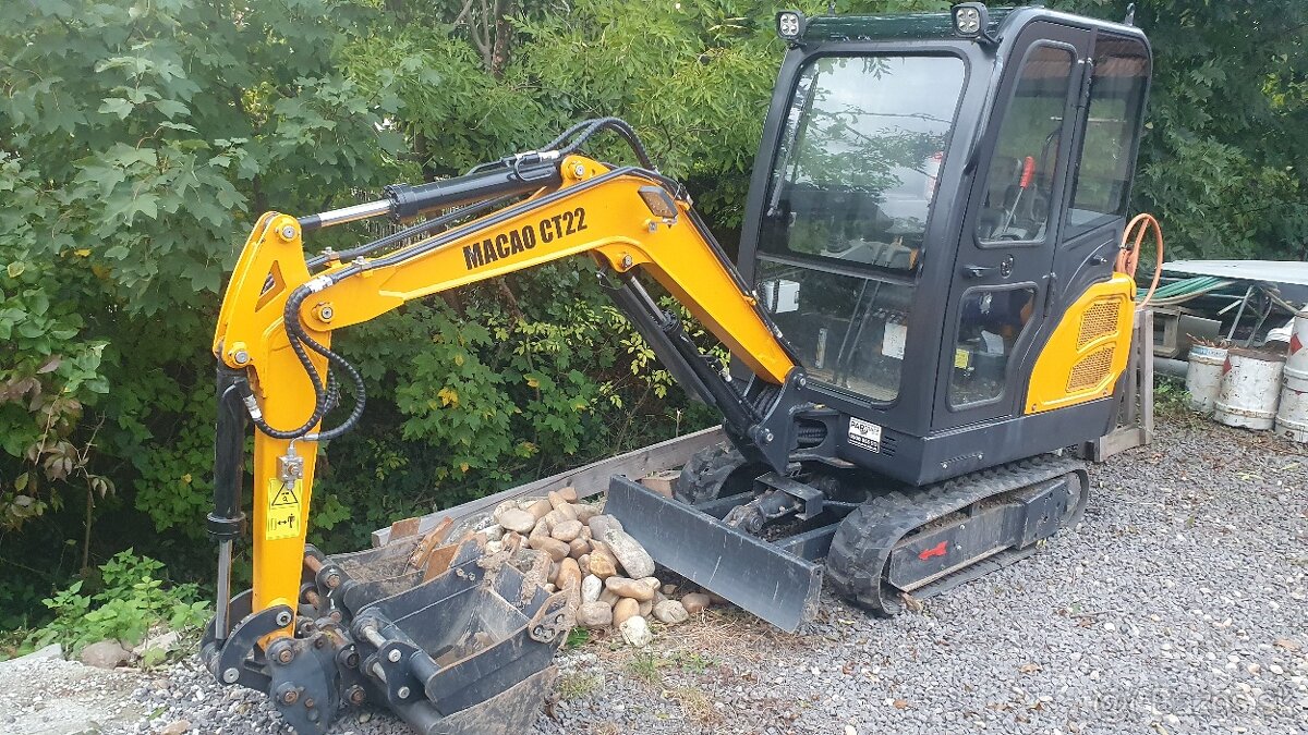 Minibager MACAO CT 22 ZÁRUKA 115 mt/h - 2