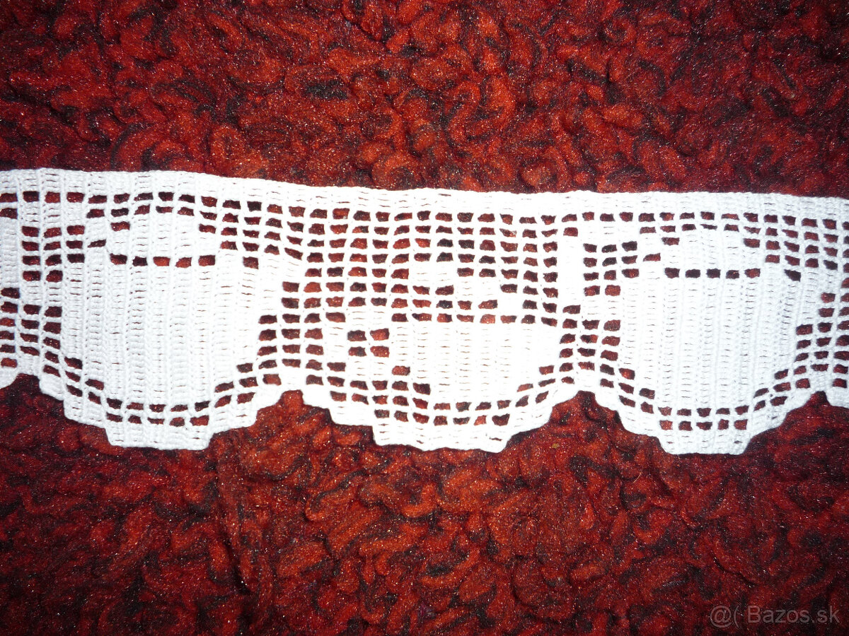 Háčkované krajky /štráfiky/ - 2