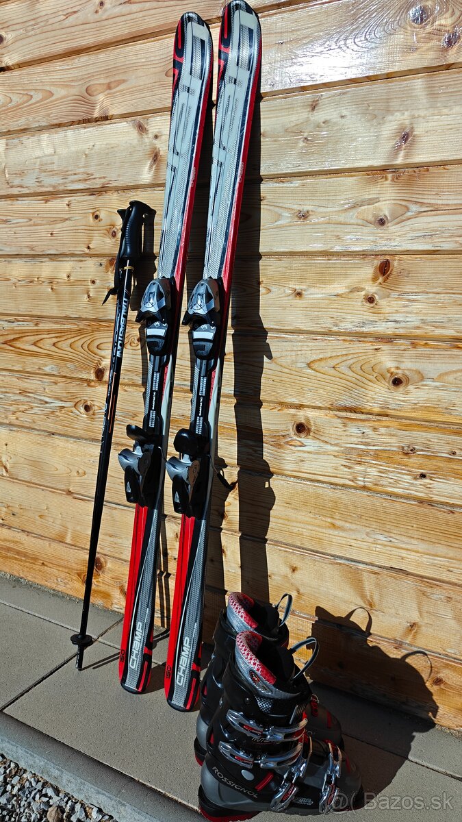 LYŽE ELAN CHAMP 150CM + ROSSIGNOL INTENSE 25CM - 2