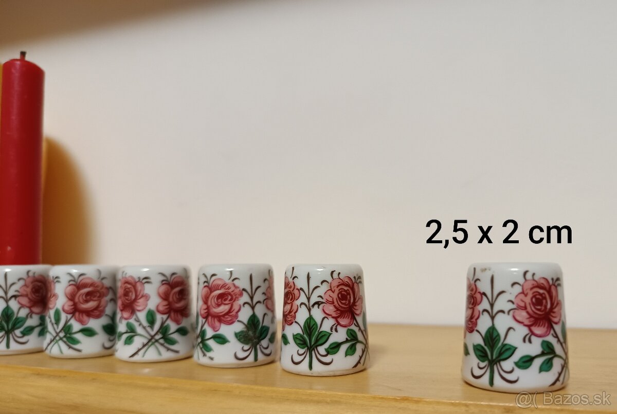 Porcelánové stojany na sviečky – set 6 ks - 2