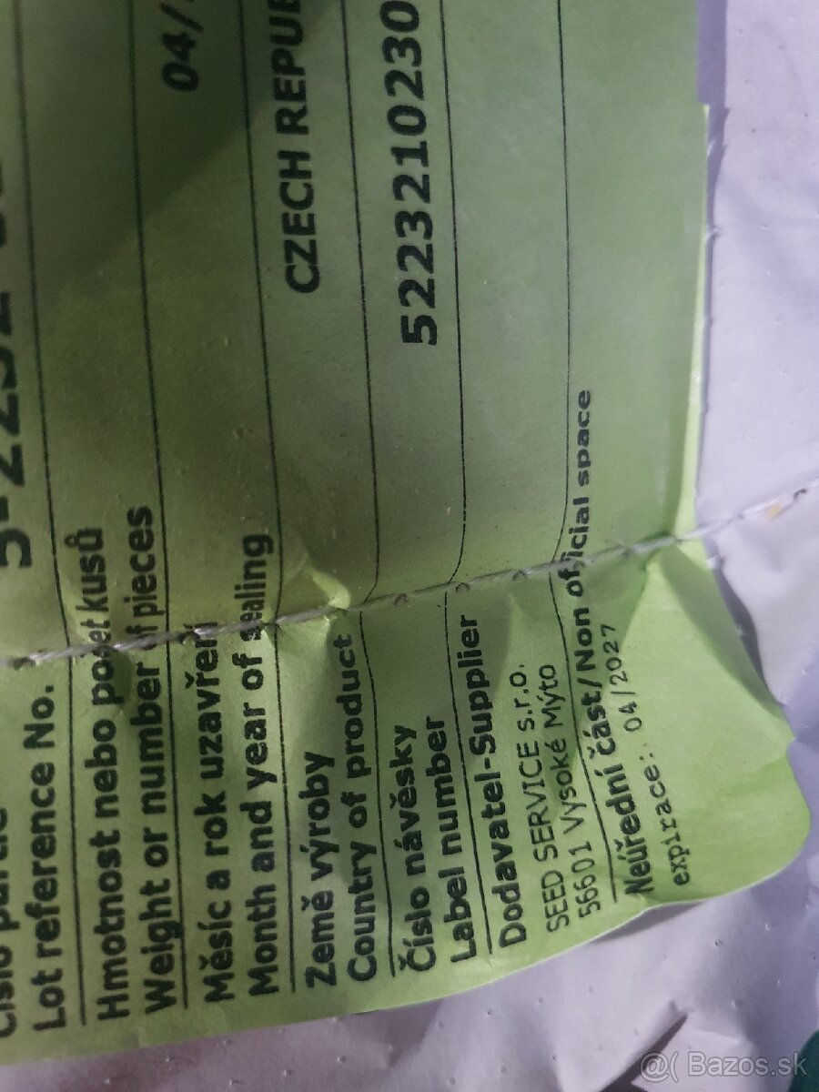 Trávna zmes ,semiačka. - 2