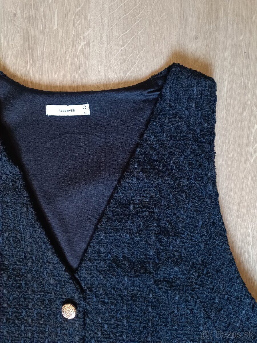 Tvídobé vestové šaty - 2