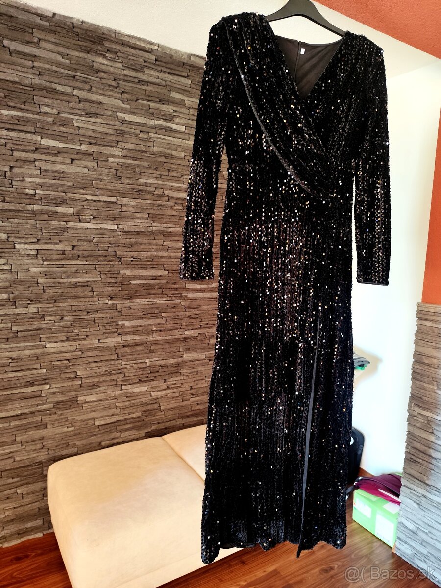 Trblietavé šaty xl - 2