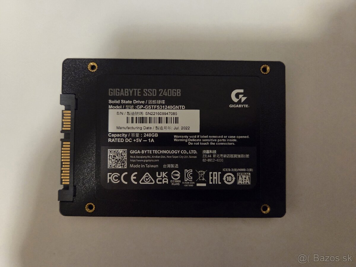 SSD Gigabyte 240gb - 2