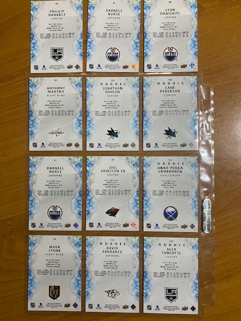 Hokejové kartičky NHL ICE - 2