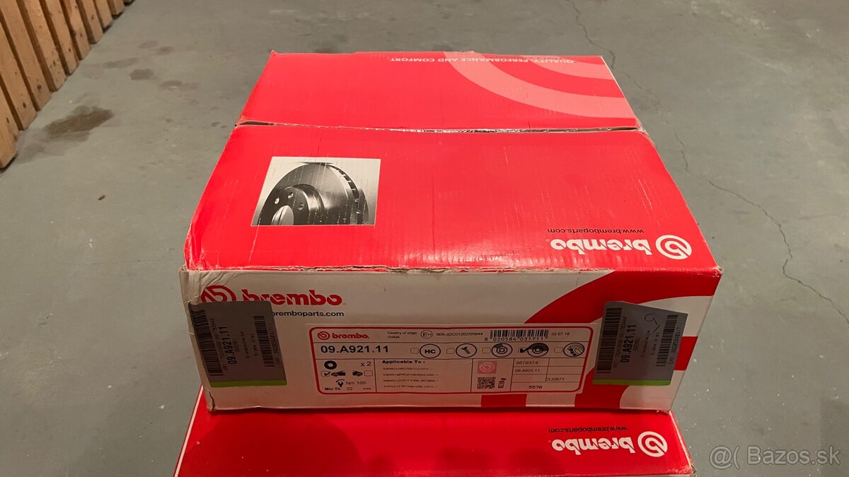 Predám brzdové kotúče Brembo - 2