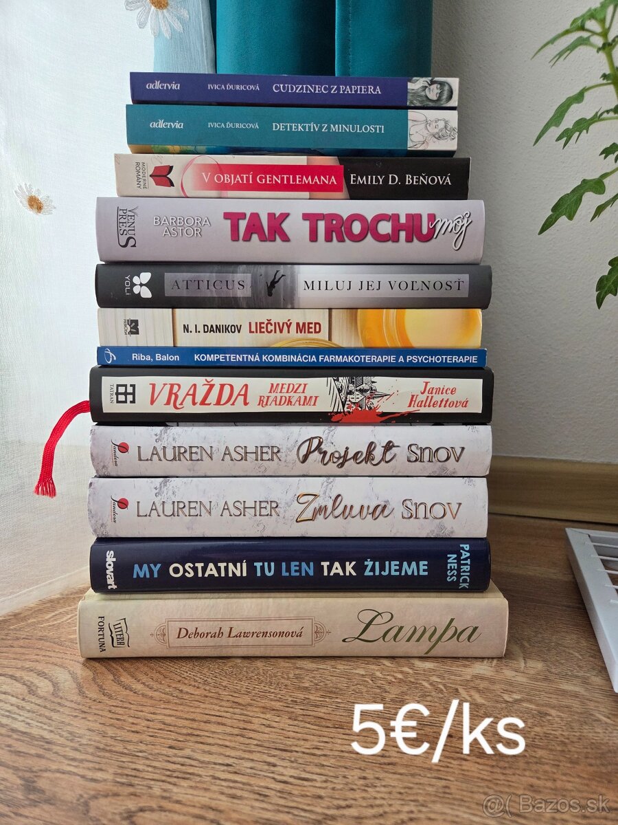 Rôzne knihy len do 5€ - 2