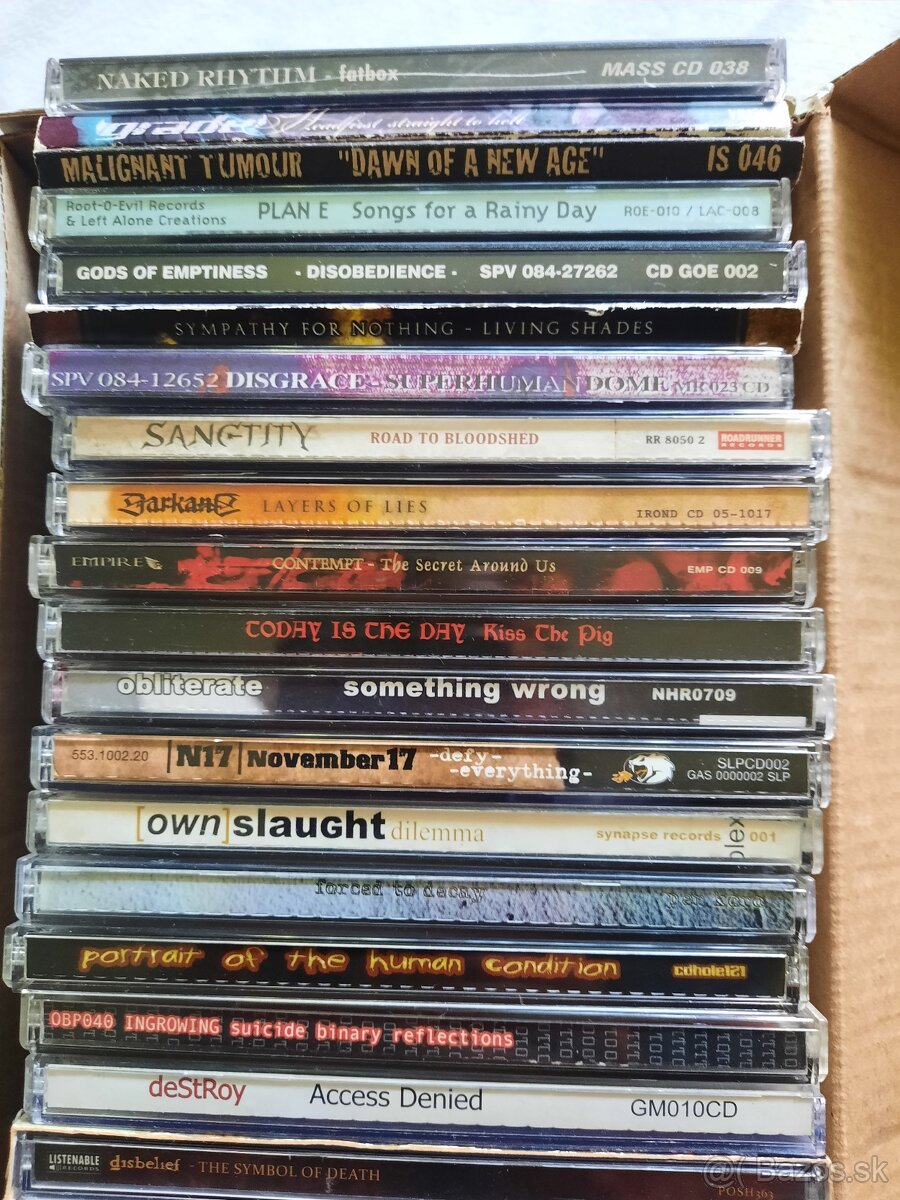 Zbierka CD death , trash metal - 2