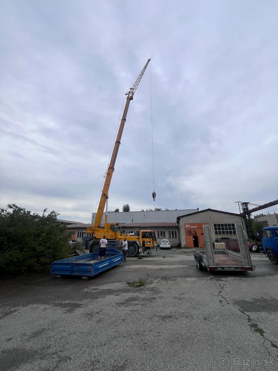 Prenajom autozeriavu liebherr - 2