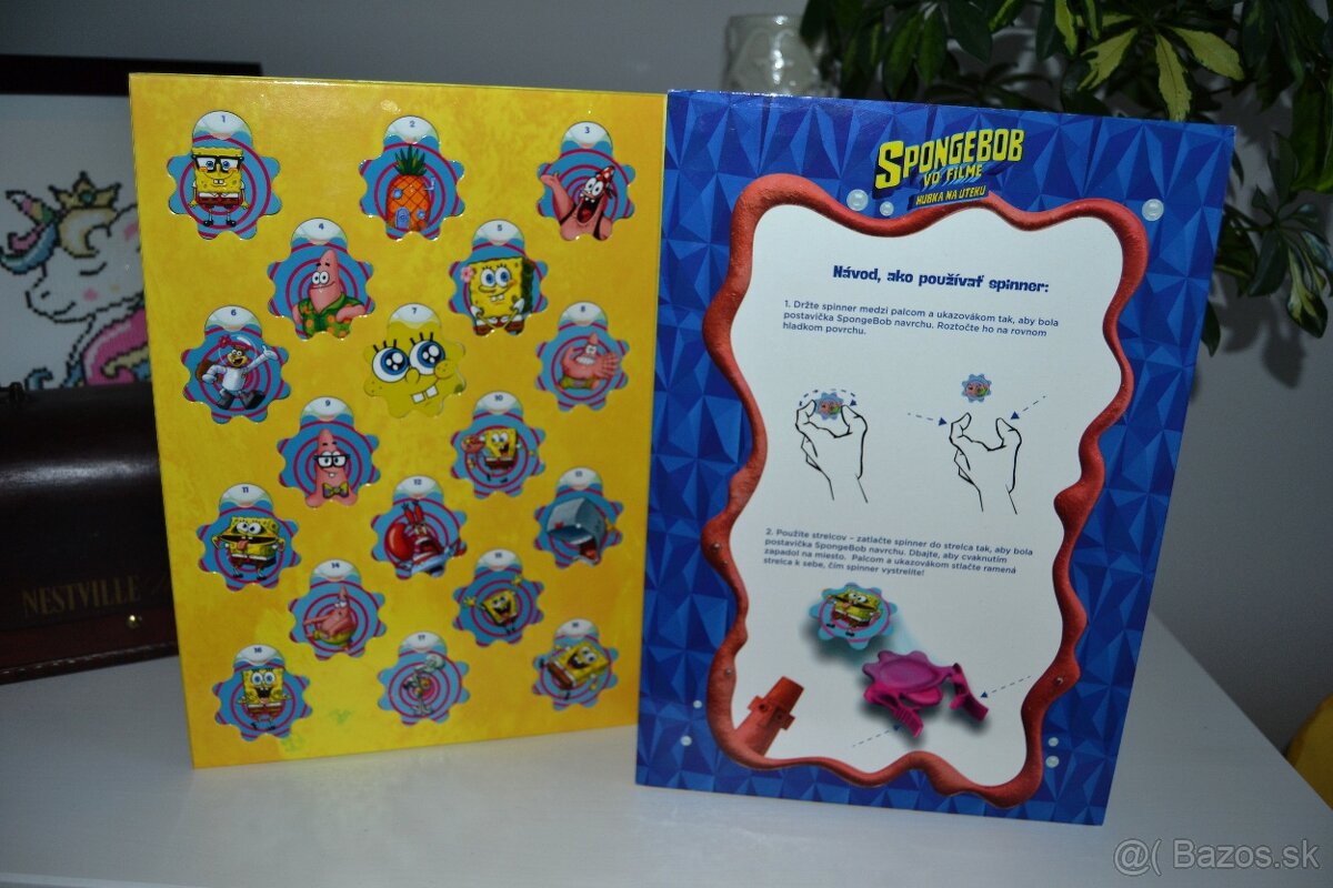 Spongybob spinery sada 50 ks - 2
