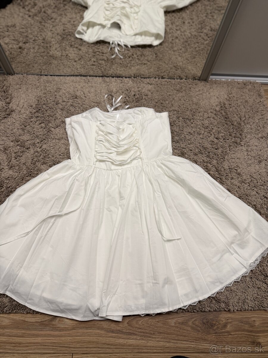 Popolnocne buele saty - 2