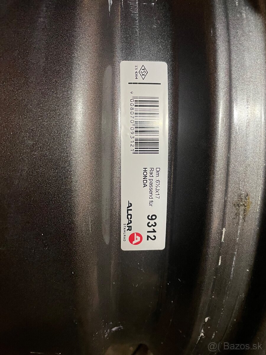 Plechové disky Honda CR-V - 2