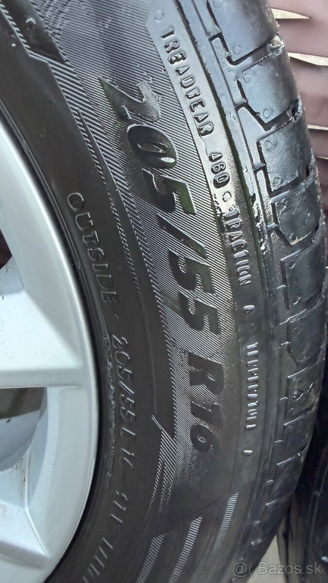 Alu disky+pneu skoda - 2