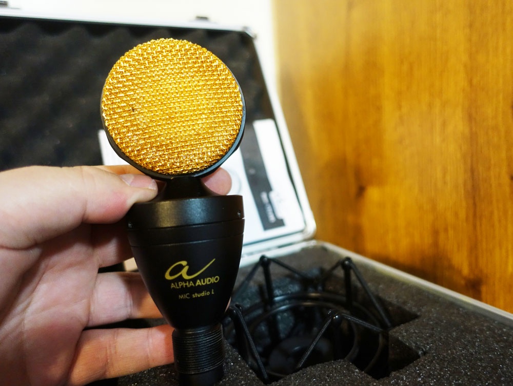 Štúdiový kondenzátorový mikrofón Alpha audio studio L - 2