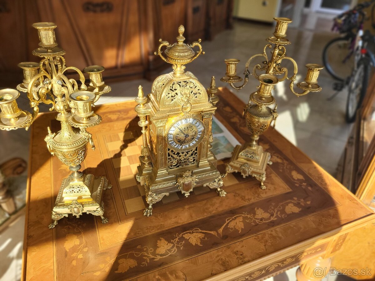 Krbové mosadzné hodiny - 2