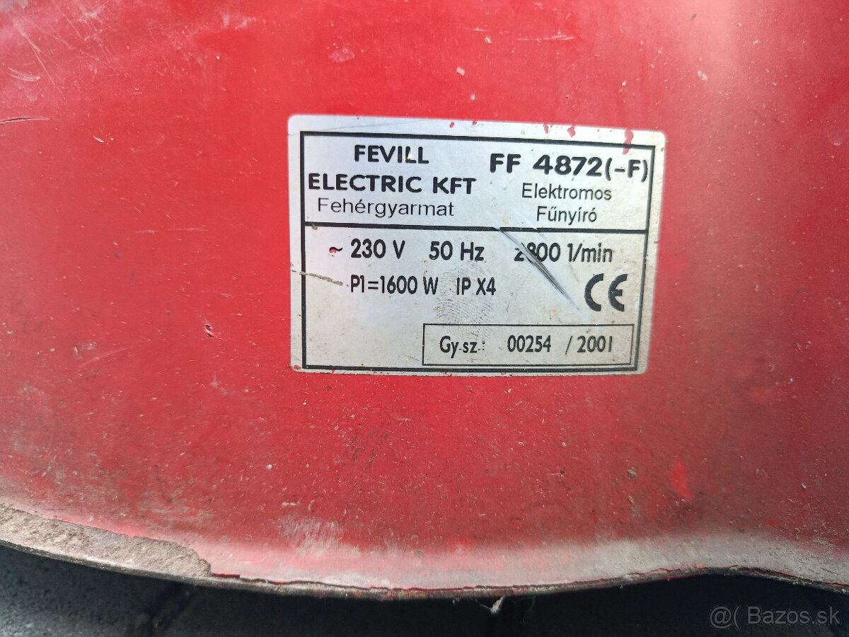 Predám elektrickú kosačku - 2