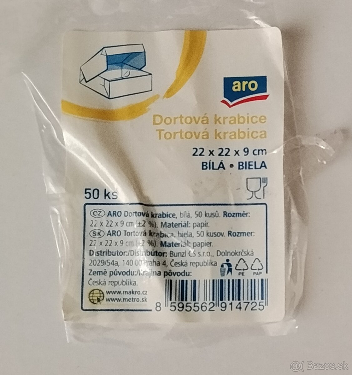 Krabica na tortu a zákusky - 2