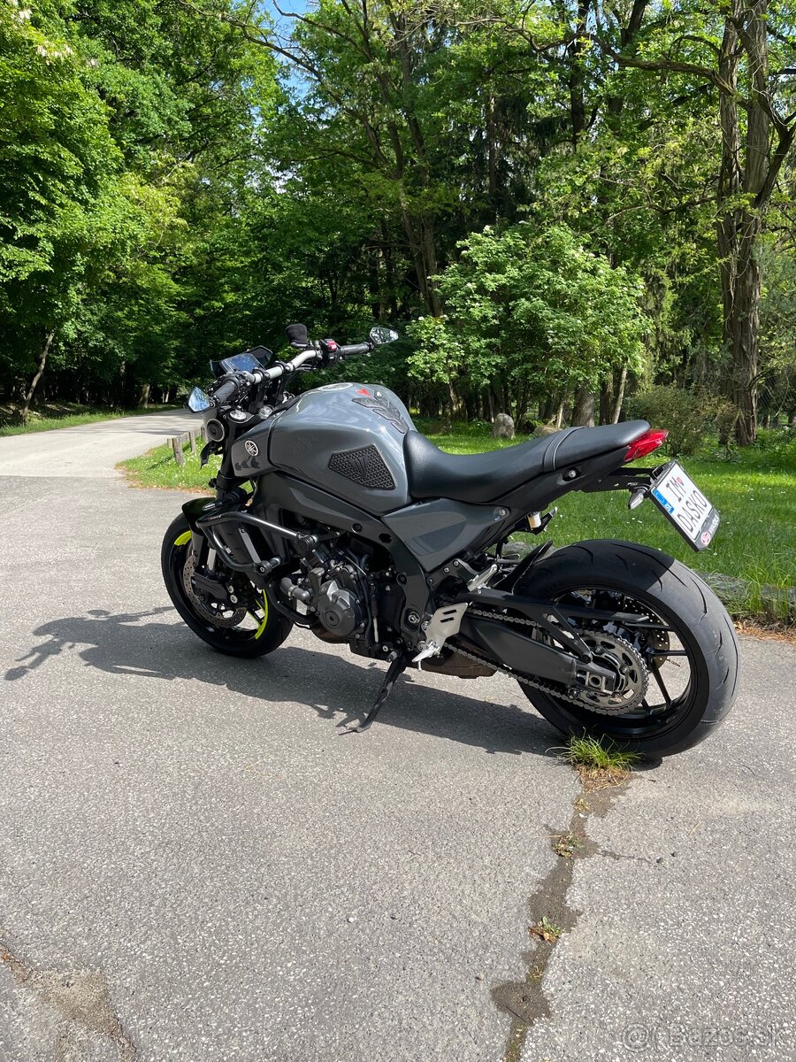 Padanie rámy se motech mt09 - 2