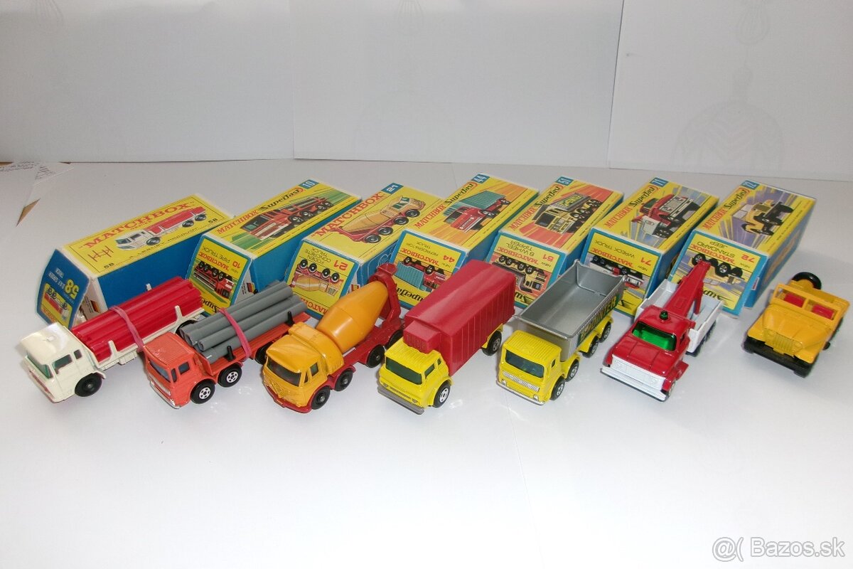 Modely Matchbox - 70-te roky - 2