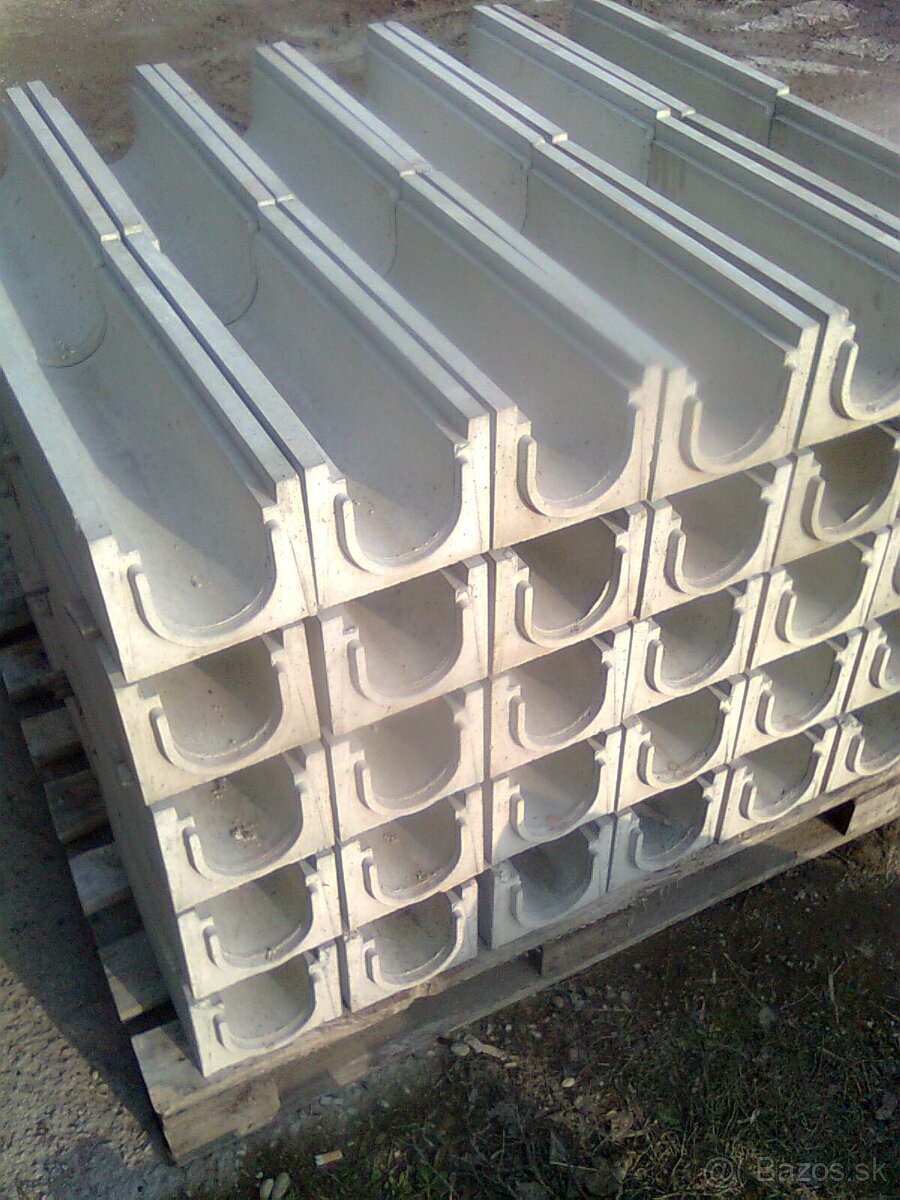 betónové žľaby - 2