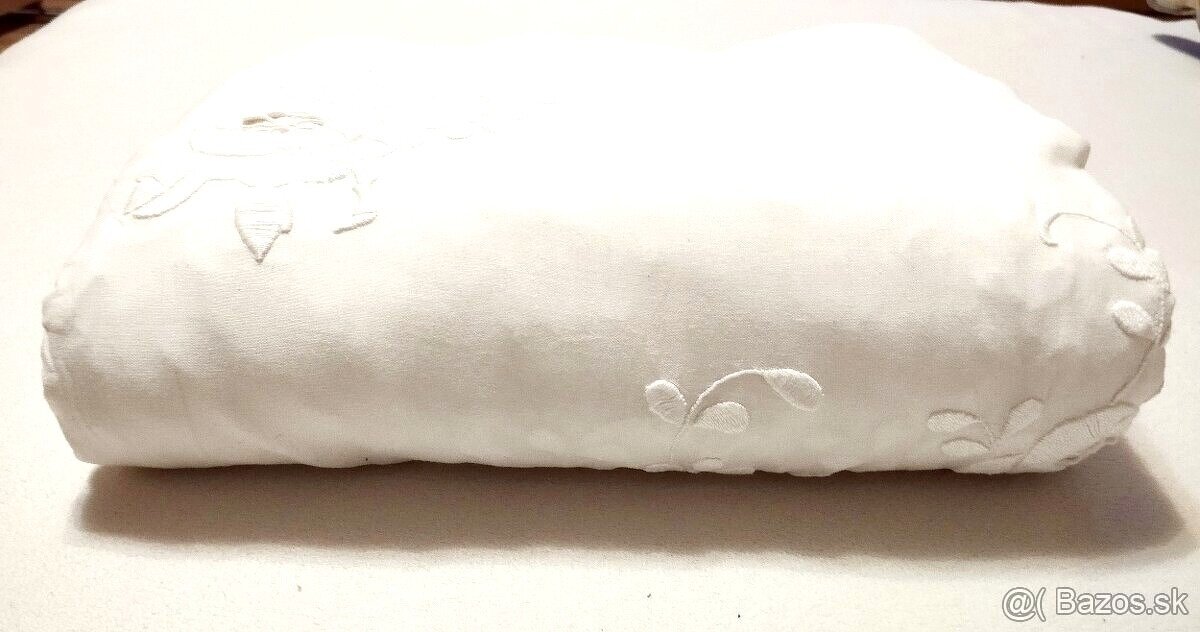 Unikátny ručne vyšívaný prehoz na manželskú posteľ - 2