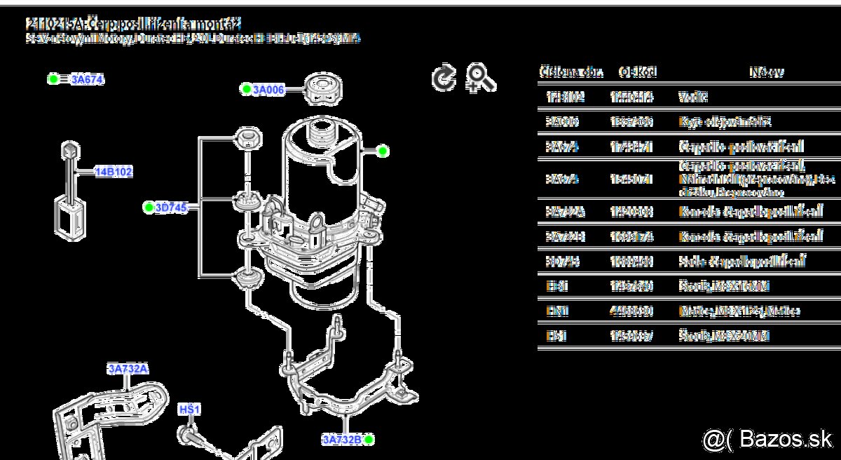 Ford - Servo čerpadlo posilňovača riadenia - 2