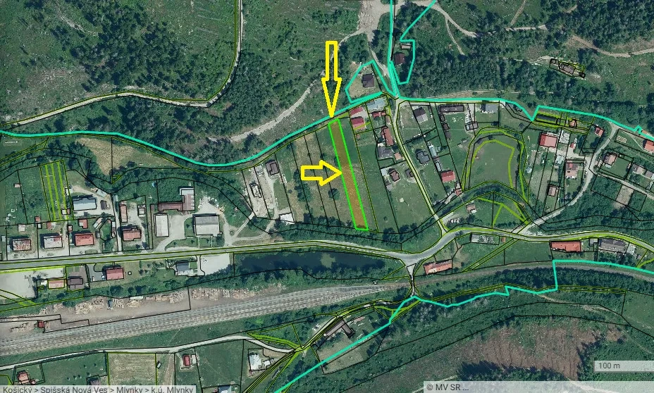 Pozemok Mlynky - 2