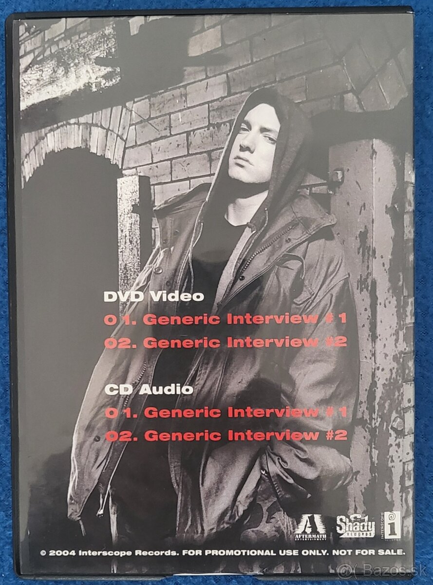 DVD - Eminem DVD a CD audio interview - 2