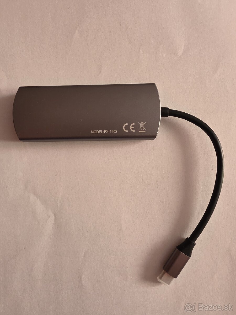 🔌 Predám: USB-C Hub FIXED FX-1902 - Multifunkčný adaptér - 2