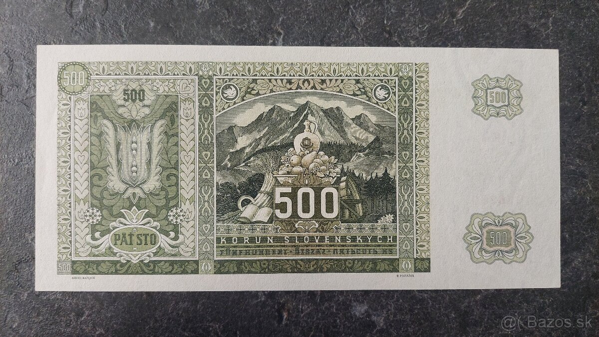 500 Ks 1941, stav N (UNC) - 2