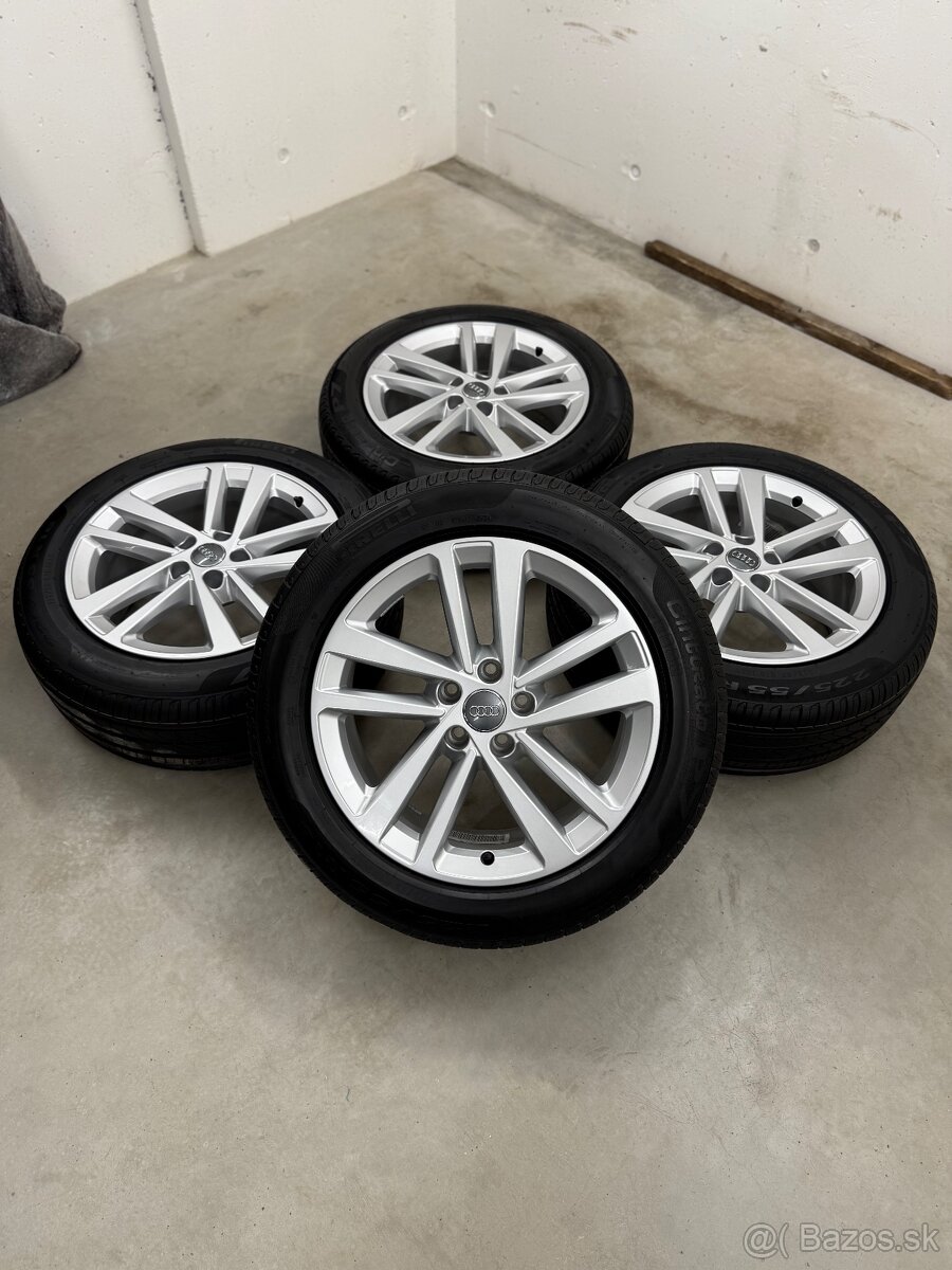 Nepoužitá letná sada Audi A6 C8 - 5x112 R18 , 225/55/18 - 2