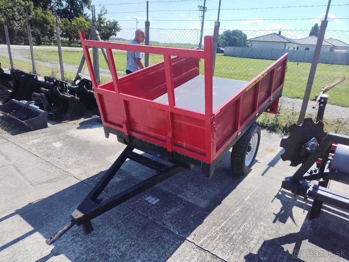 Malotraktorový príves 1,5 tony - 2