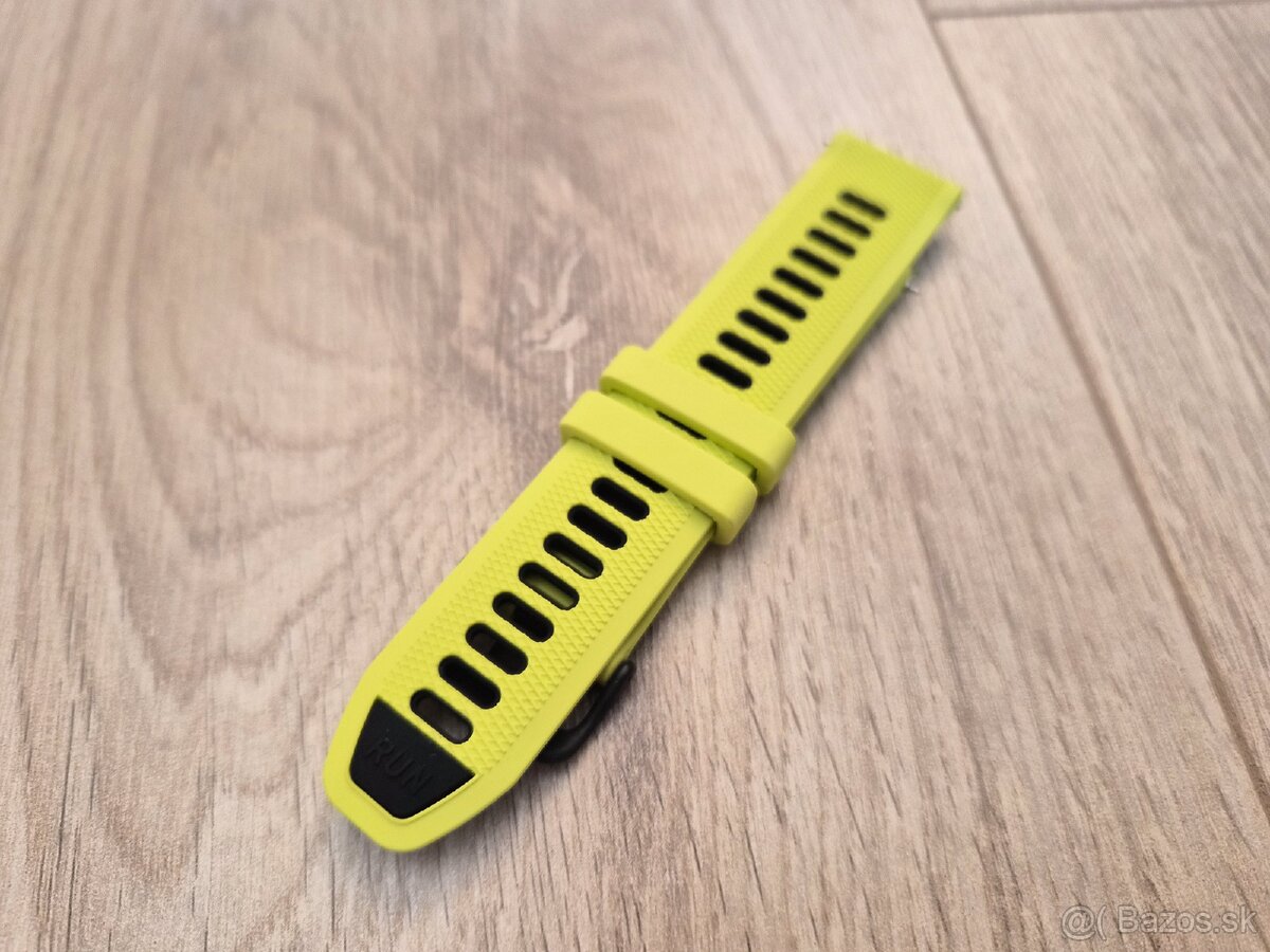 Zeleno-čierny remienok 22 mm - 2