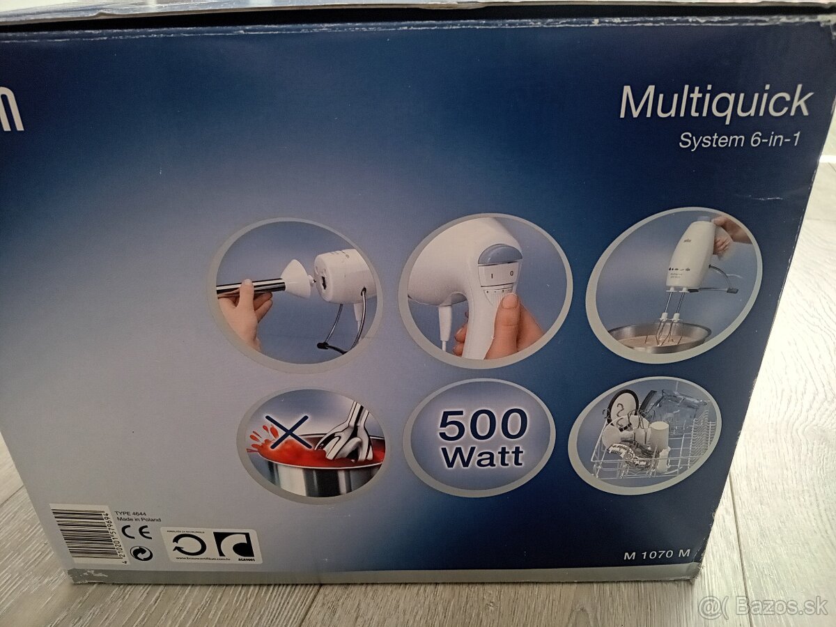 Predám mixer Braun, Multi Multiquick 6 v 1 - 2