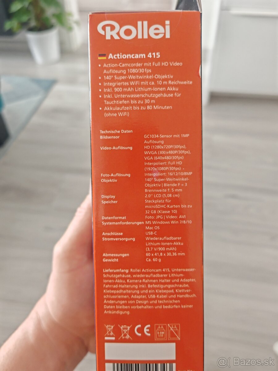Rollei 415 akčná kamera - 2