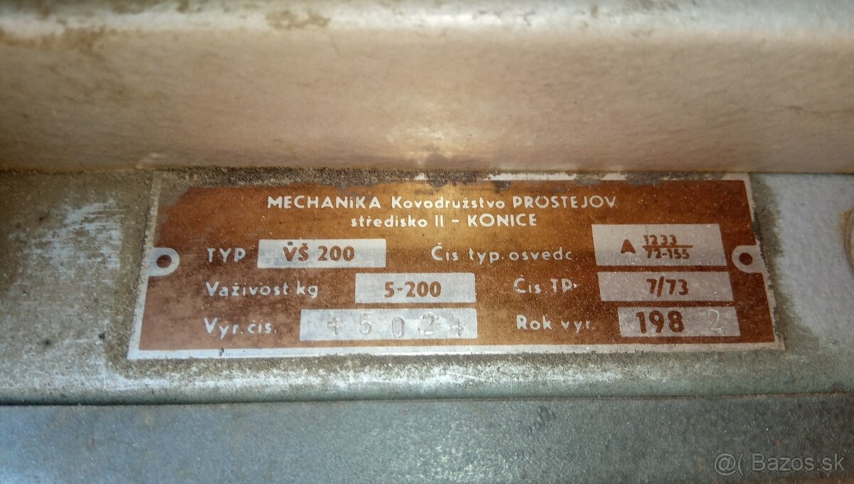 Váha VŠ 200 - 2