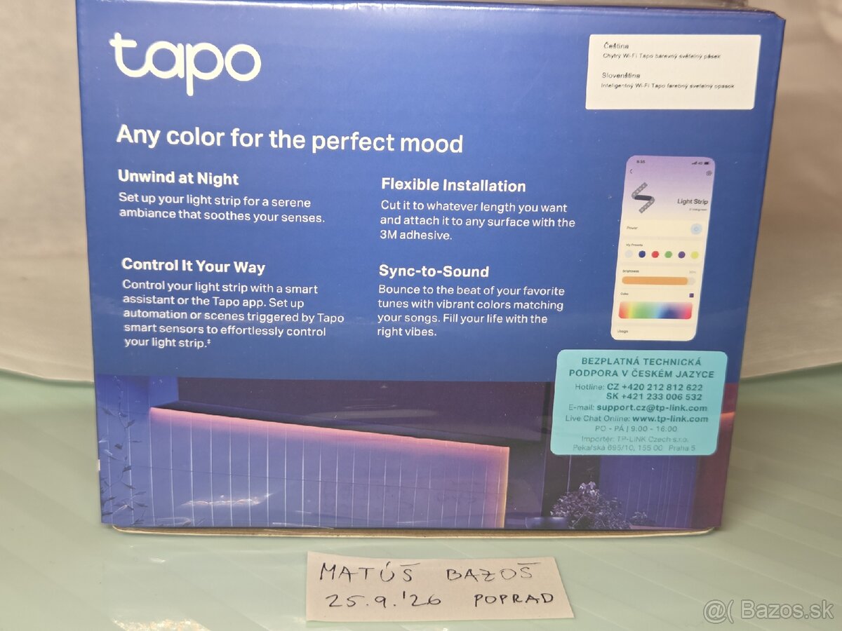 Smart WiFi LED pásik Tapo L900-5 - 2