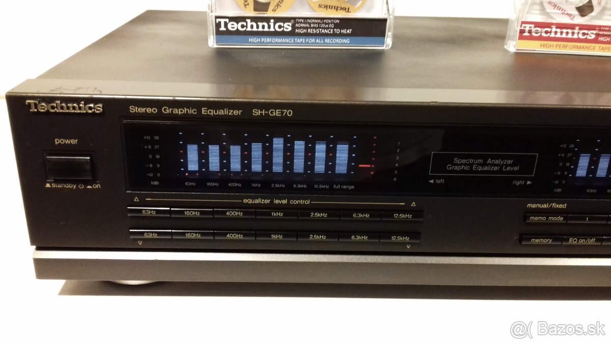 2x7 pasmovy GRAFICKY equalizer TECHNICS SH-GE70, Japan, AE73 - 2