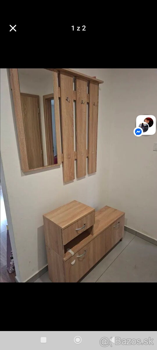 Botník a zrkadlo s vesiakmi - 2