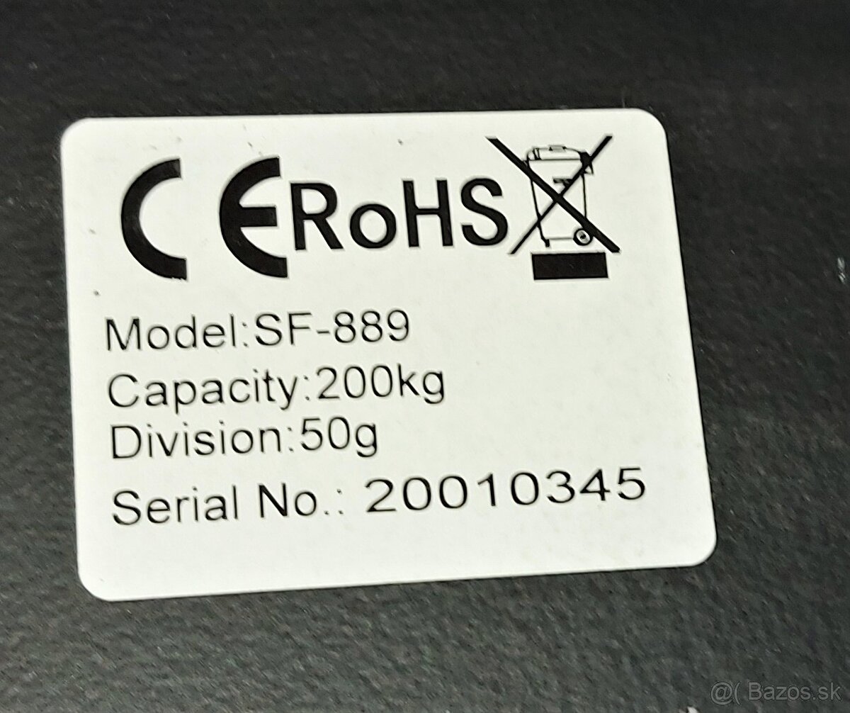 Digitálna váha do 200 kg - 2