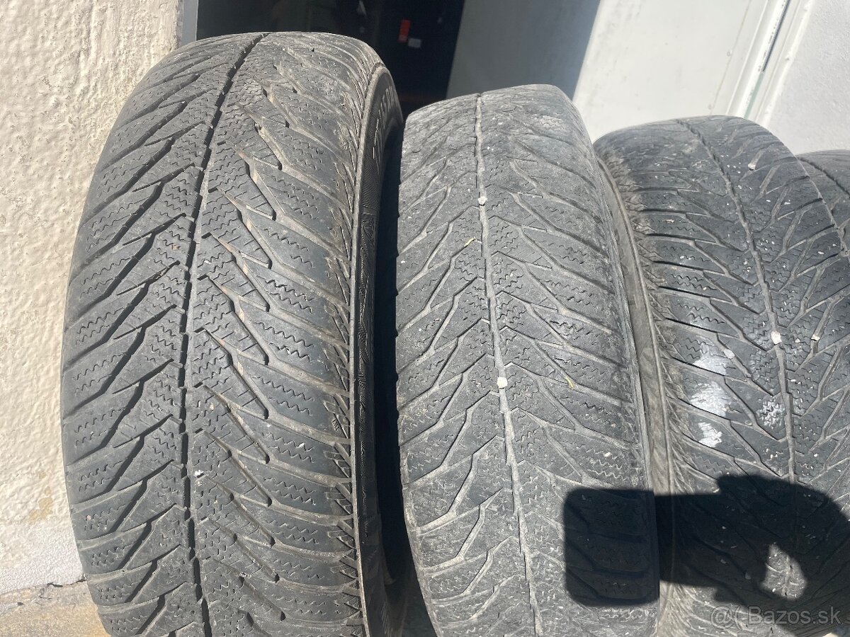 Predám zimné kolesa na diskoch 175x65x14 - 2