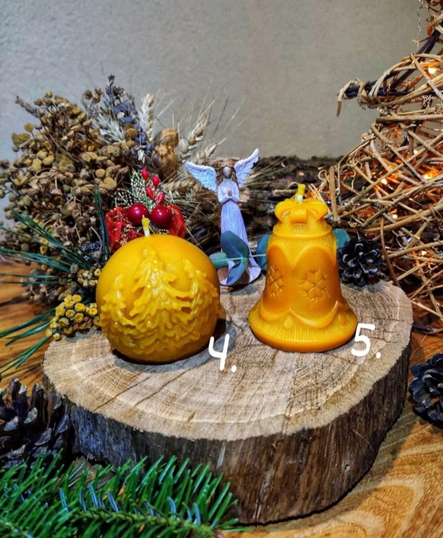 sviečky zo 100% včelieho vosku - 2