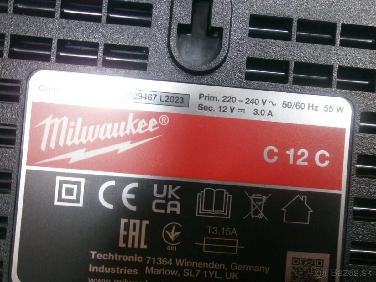 Predam 12 a 18V nabijacky Milwaukee - 2