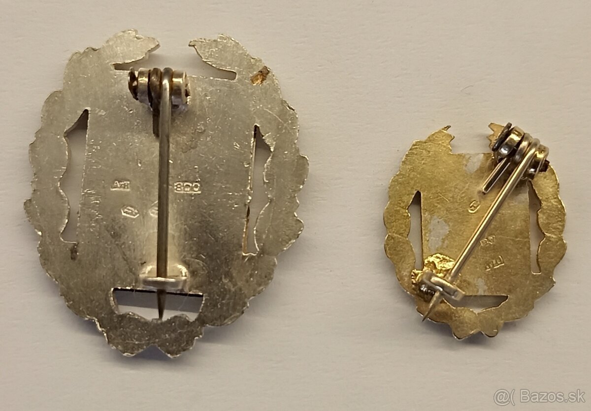 Rakúske strieborné odznaky ÖGB - 2