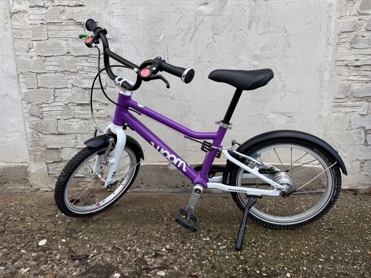 Woom 3 Automagic fialovy - 2